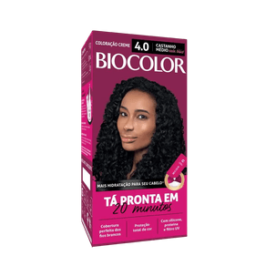 36770 TINTURA CAPILAR BIOCOLOR 4.0 CASTANHO MEDIO